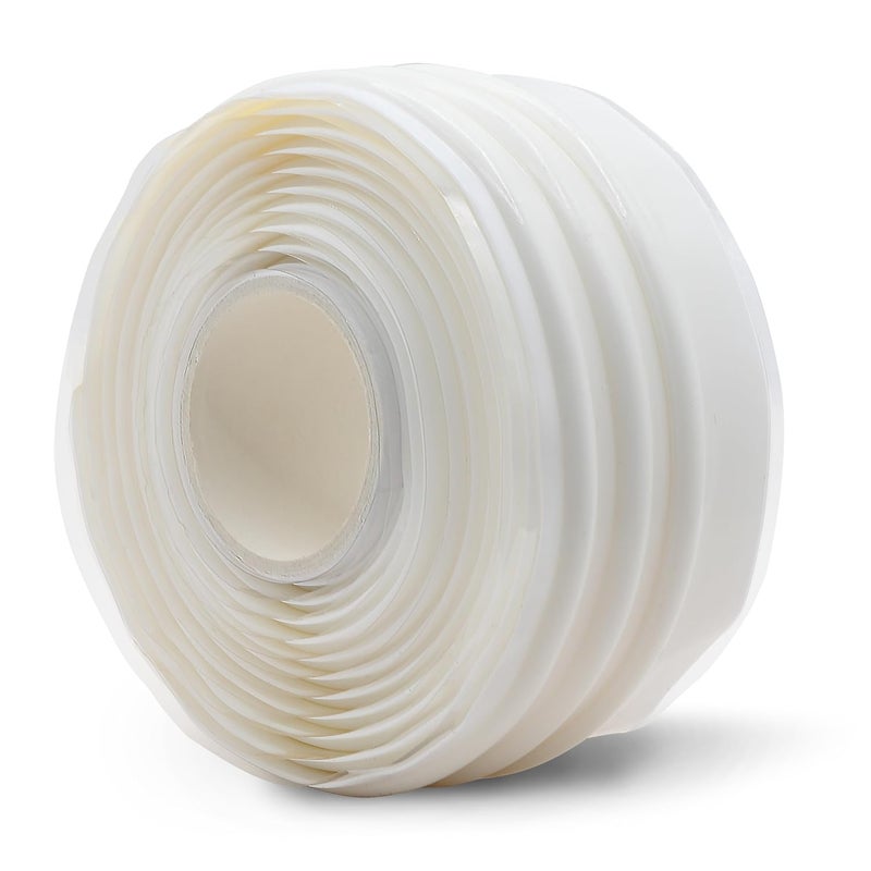 Design Engineering EZ Grip Tape 5' Roll | Silicone Grip Tape | Enhanced Grip & Stability | Weather-Resistant | Self-Fusing | Heat & UV Resistant | Multi-Purpose Use | Easy to Cut | White - Image 2